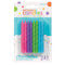 Buy Cake Supplies Large Glitt. Spiral Candles - Brights 24/pkg. sold at Party Expert