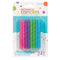 Buy Cake Supplies Large Glitt. Spiral Candles - Brights 24/pkg. sold at Party Expert