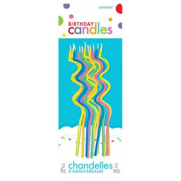Buy Cake Supplies Skinny Coil Novelty Candle 12/pkg sold at Party Expert