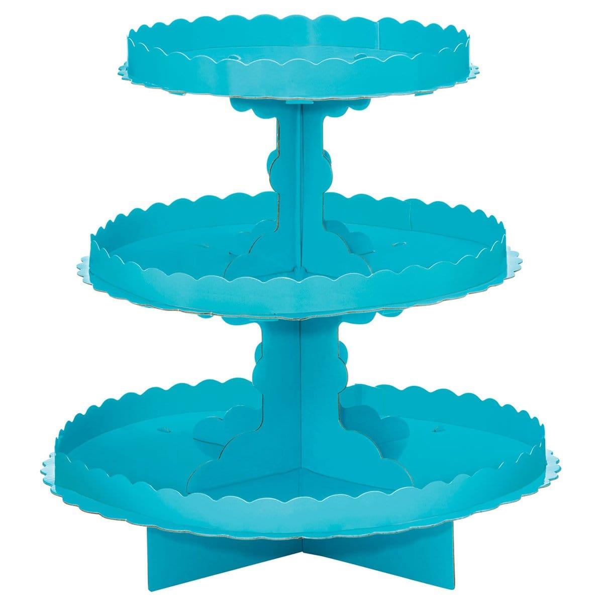 Buy Cake Supplies Treat Stand - Caribbean Blue sold at Party Expert