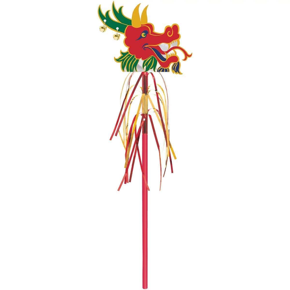 Buy chinese new year Chinese New Year, Dragon Jingle Wand, 18 In., 1 Count sold at Party Expert