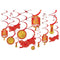 Buy chinese new year Chinese New Year, Swirls & Cutouts, 12 Count sold at Party Expert