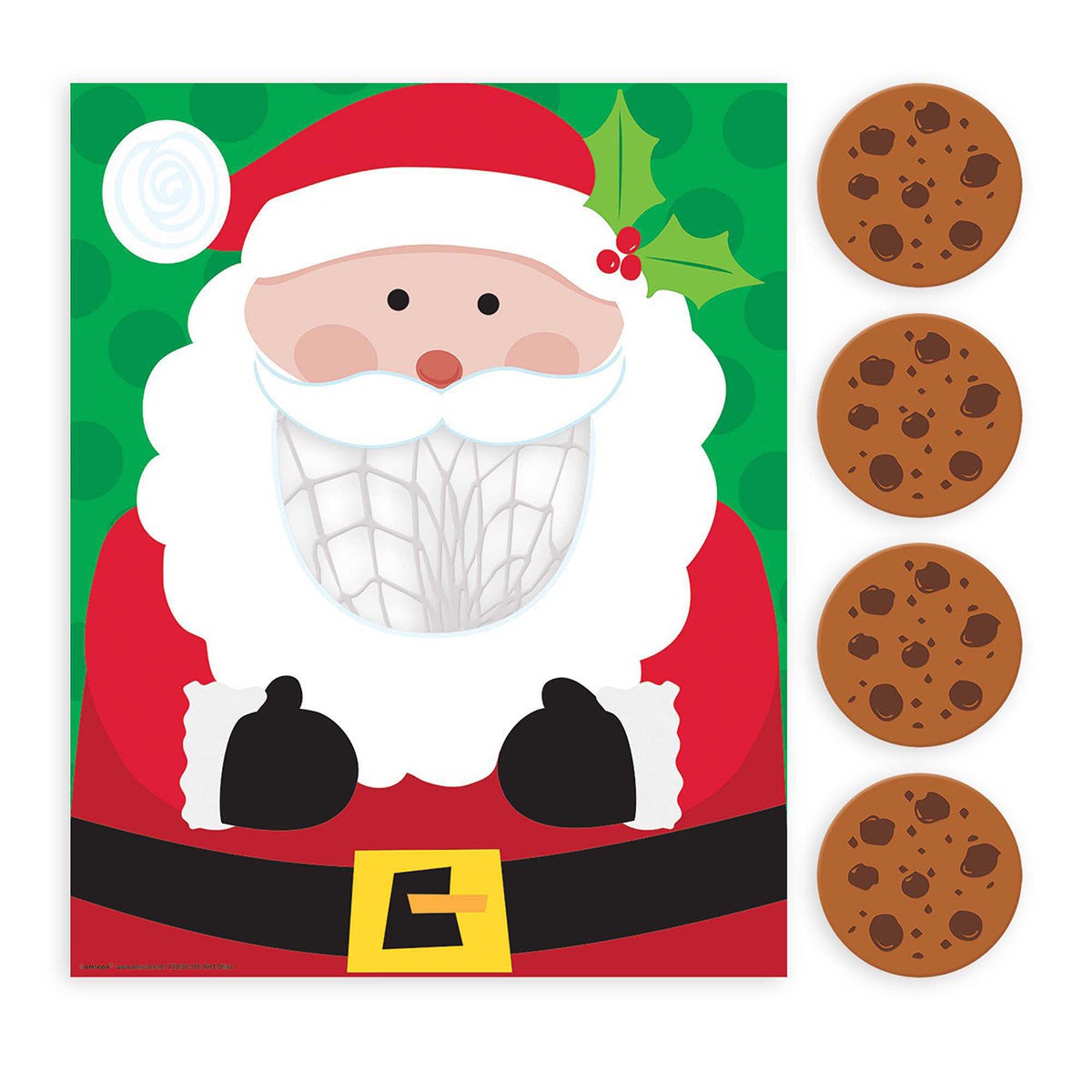 AMSCAN CA Christmas Christmas Game, Santa Disc Toss 013051515508