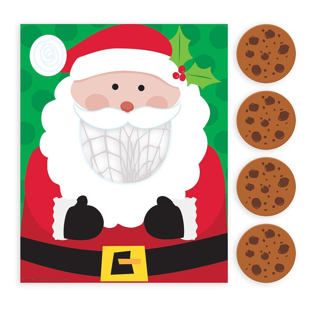 AMSCAN CA Christmas Christmas Game, Santa Disc Toss 013051515508