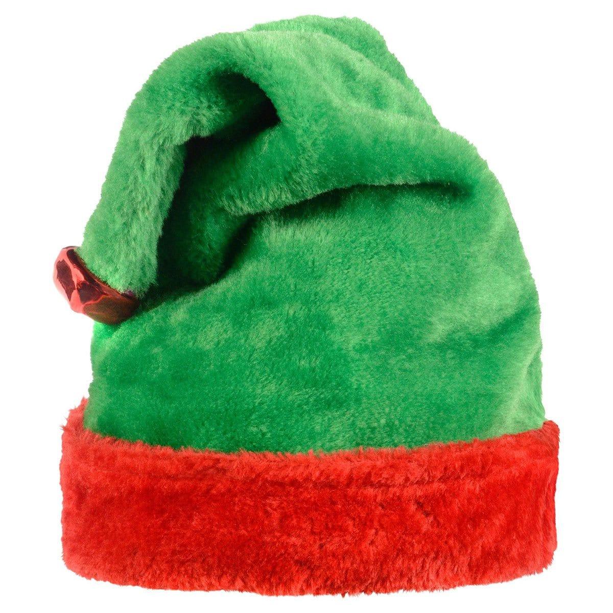 Buy Christmas Elf Plush Hat for Adults sold at Party Expert