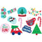 Buy Christmas Merry And Bright Value Pack Cutouts, 12 count sold at Party Expert