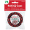 Buy Christmas Cozy Baking Cups 75/pkg sold at Party Expert