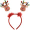 AMSCAN CA Christmas Reindeer Headbopper, Red 192937272978