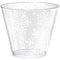 AMSCAN CA Christmas Snowy Iridescent Plastic Cups, 9 oz, 40 Count 192937357521