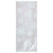 AMSCAN CA Snowy Iridescent, Small Cello Party Bag, 20 Counts