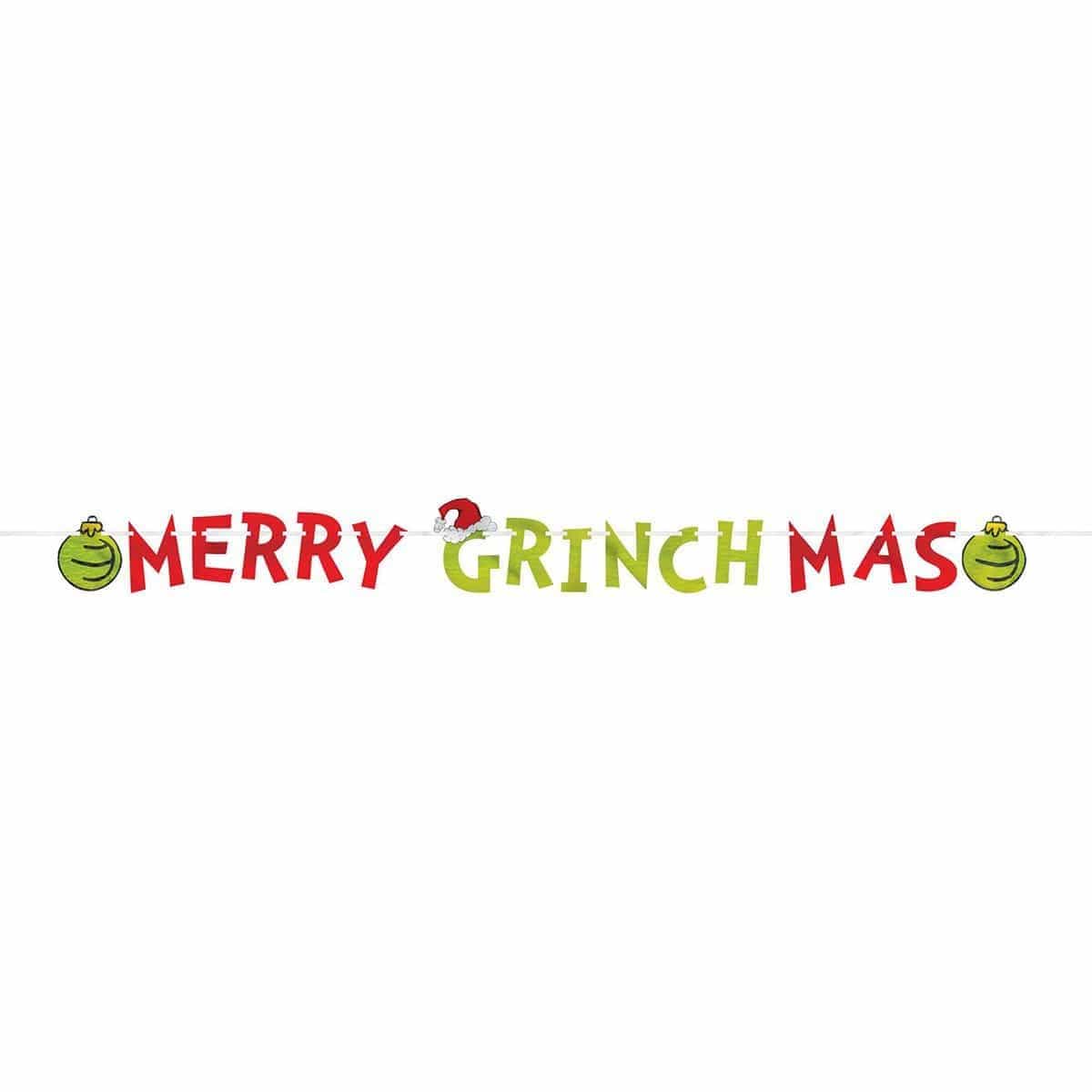 Buy Christmas The Grinch Banner sold at Party Expert