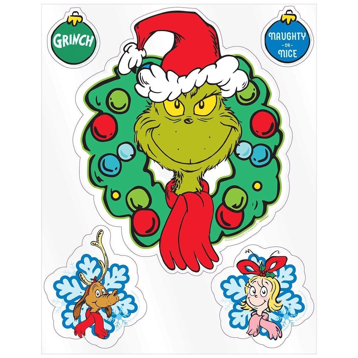 Buy Christmas The Grinch Window Decoration sold at Party Expert