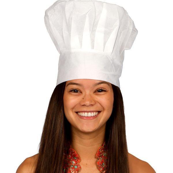 Buy Costume Accessories Disposable chef's hat for adults sold at Party Expert