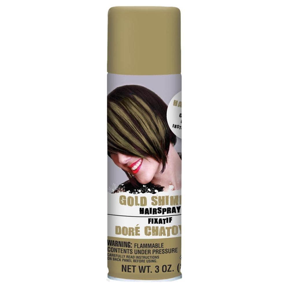 Buy Costume Accessories Gold hair spray sold at Party Expert