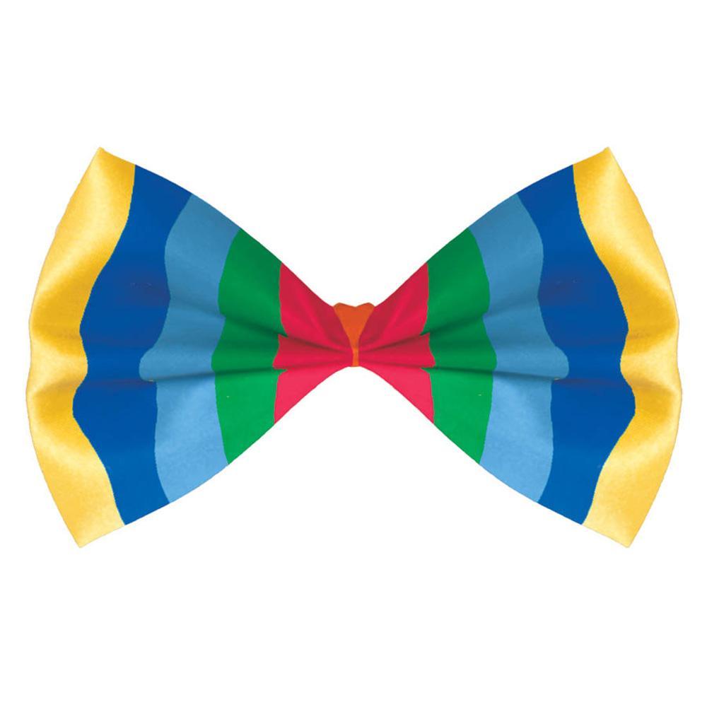 Buy Costume Accessories Rainbow striped bow tie sold at Party Expert