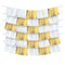 Buy Decorations Backdrop Banner 9/pkg - Gold sold at Party Expert