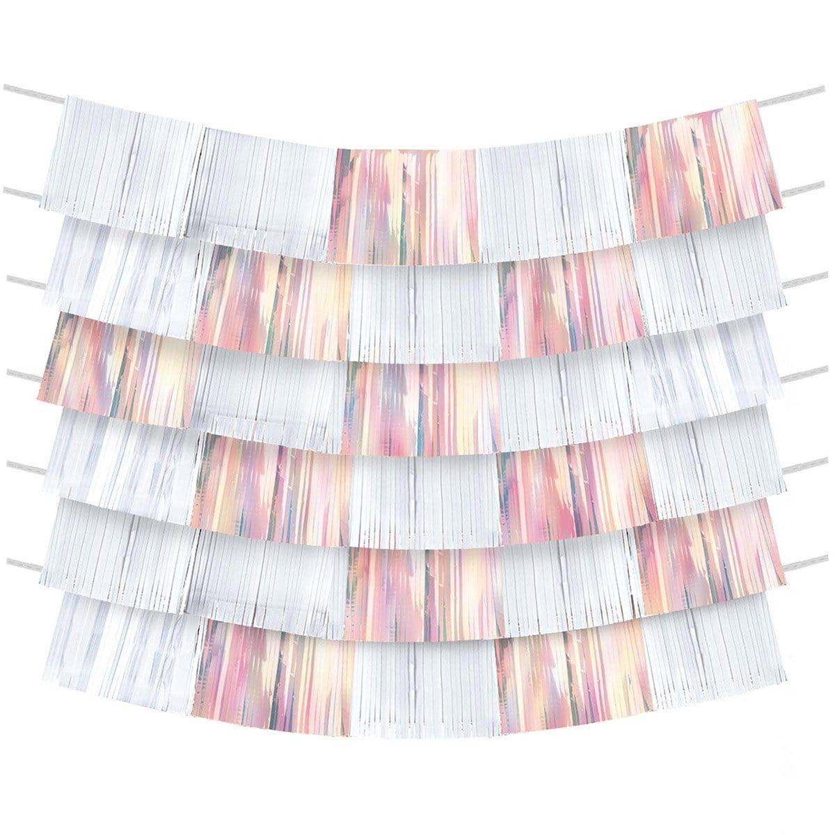 Buy Decorations Backdrop Banner 9/pkg - White sold at Party Expert