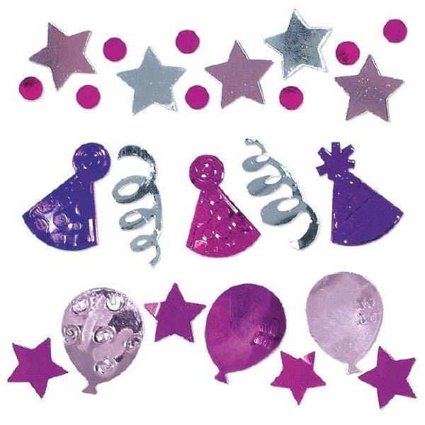 Buy Decorations Birthday Celebration Confetti - Pink sold at Party Expert