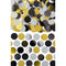 Buy Decorations Circle Confetti - Black/Gold/Silver sold at Party Expert