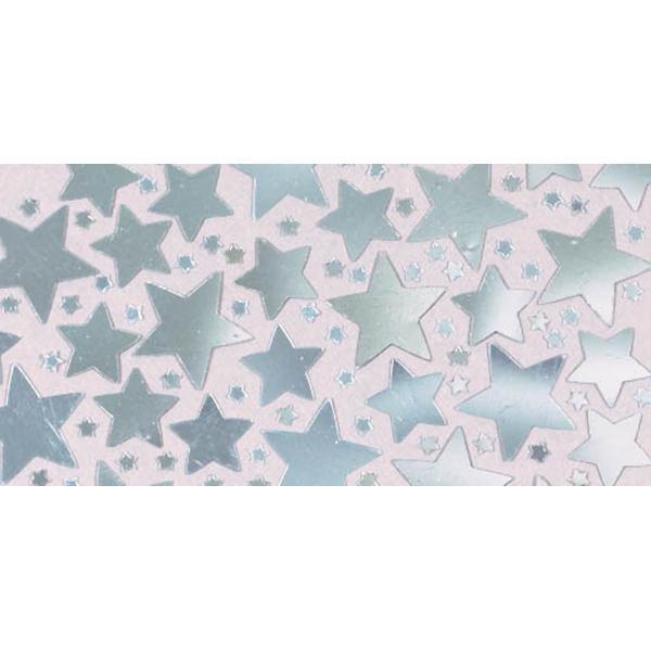 Buy Decorations Confetti - Silver Metallic Stars sold at Party Expert