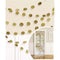 Buy Decorations Dots Glitter Garland - Gold sold at Party Expert