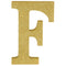 Buy Decorations Gold Glitter Letter - F sold at Party Expert
