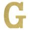 Buy Decorations Gold Glitter Letter - G sold at Party Expert