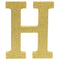 Buy Decorations Gold Glitter Letter - H sold at Party Expert