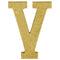 Buy Decorations Gold Glitter Letter - V sold at Party Expert