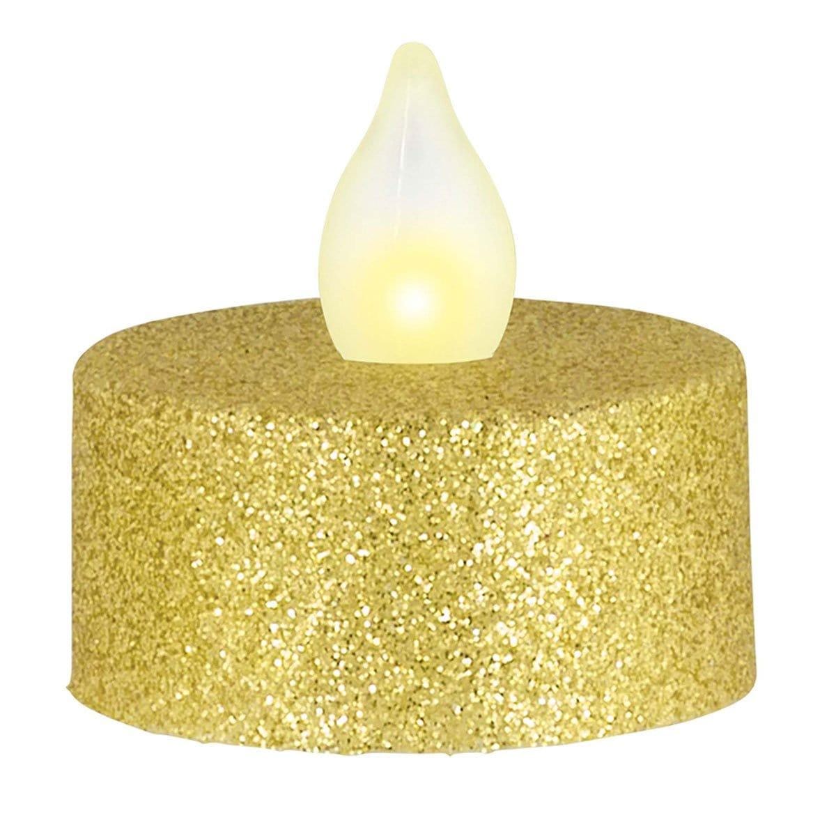 Buy Decorations LED Tealights 10/pkg - Gold sold at Party Expert