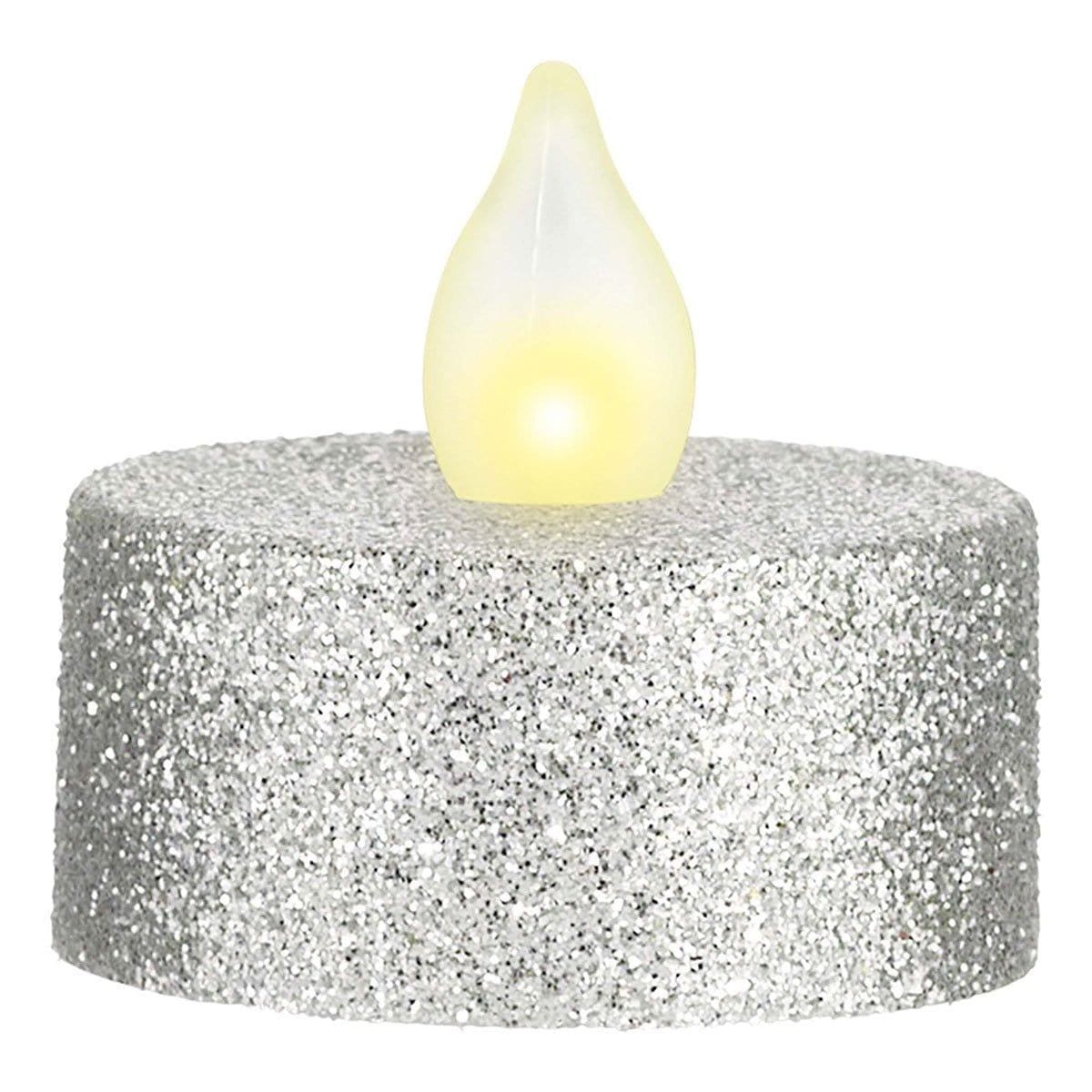 Buy Decorations LED Tealights 10/pkg - Silver sold at Party Expert
