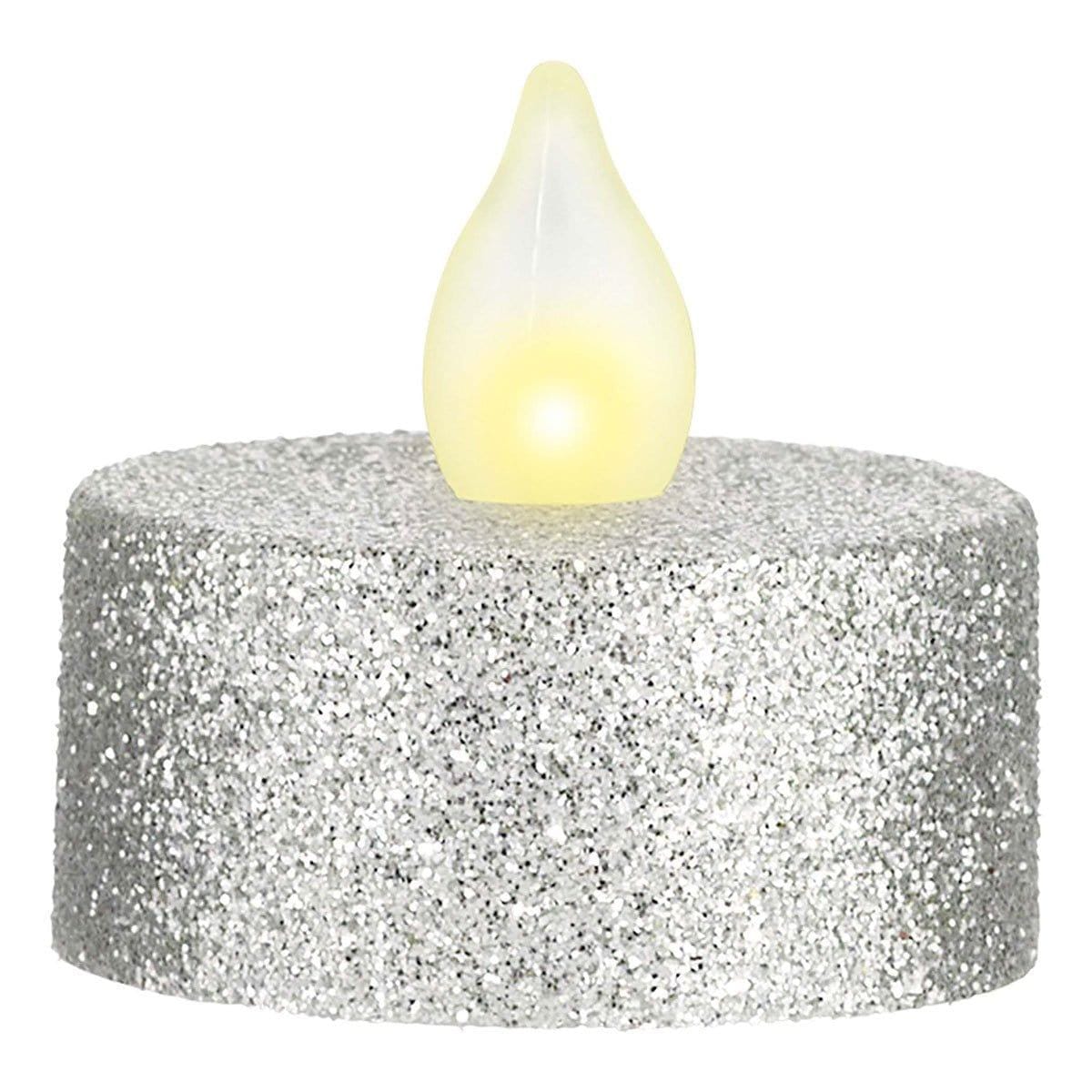 Buy Decorations LED Tealights 10/pkg - Silver sold at Party Expert