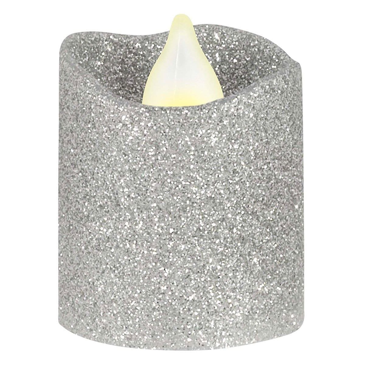 Buy Decorations LED Votives 6/pkg - Silver sold at Party Expert