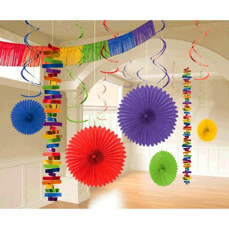 Buy Decorations Paper & Foil Decoratink Kits - Rainbow sold at Party Expert