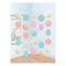 Buy Decorations Pastel string decorations with circles, 5 per package sold at Party Expert