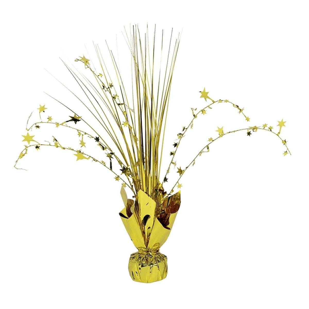 Buy Decorations Spray Centerpiece 12 In - Gold sold at Party Expert