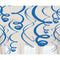 Buy Decorations Swirl Decorations - Royal Blue 12/pkg. sold at Party Expert