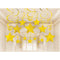 Buy Decorations Swirl Party Pk Shtng Strs Gold sold at Party Expert