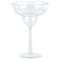AMSCAN CA Disposable-Plasticware Clear Jumbo Margarita Plastic Glasses, 30 Oz, 4 Count 192937317372