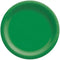 AMSCAN CA Disposable-Plasticware Festive Green Round Paper Plates, 7 Inches, 20 Count 192937241486