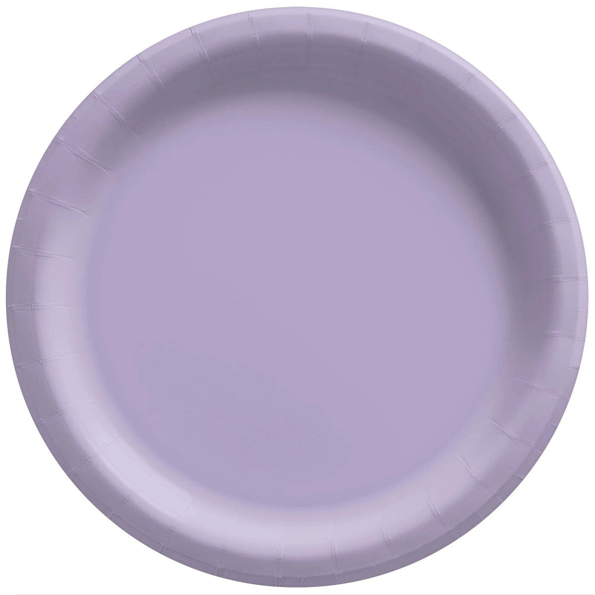 AMSCAN CA Disposable-Plasticware Lavender Round Paper Plates, 7 Inches, 20 Count 192937241493