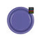 AMSCAN CA Disposable-Plasticware New Purple Round Paper Plates, 9 Inches, 20 Count 048419626015