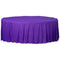 AMSCAN CA Disposable-Plasticware New Purple Round Plastic Table Cover, 84 Inches, 1 Count 192937249802