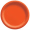 AMSCAN CA Disposable-Plasticware Orange Peel Round Paper Plates, 7 Inches, 20 Count 192937241455