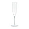 AMSCAN CA Disposable-Plasticware Premium Quality Clear Plastic Champagne Flutes, 5 Oz, 20 Count 192937313619