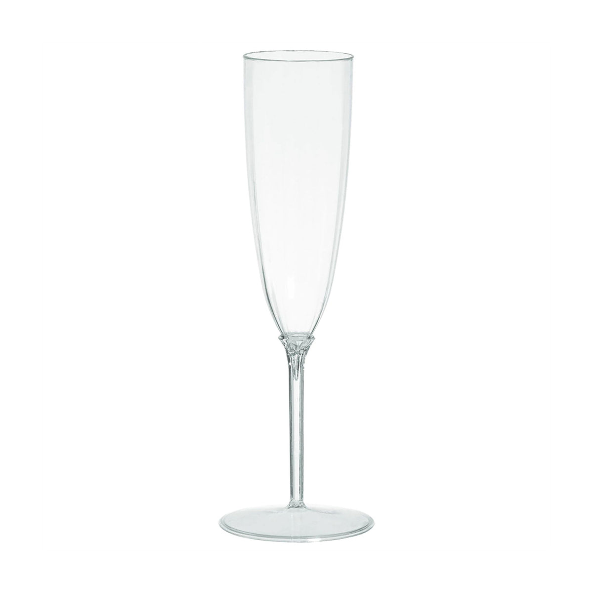 AMSCAN CA Disposable-Plasticware Premium Quality Clear Plastic Champagne Flutes, 5 Oz, 20 Count 192937313619