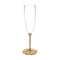 AMSCAN CA Disposable-Plasticware Premium Quality Gold Plastic Champagne Flutes, 5 Oz, 20 Count 192937313572