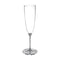 AMSCAN CA Disposable-Plasticware Premium Quality Silver Plastic Champagne Flutes, 5 Oz, 20 Count 192937313596