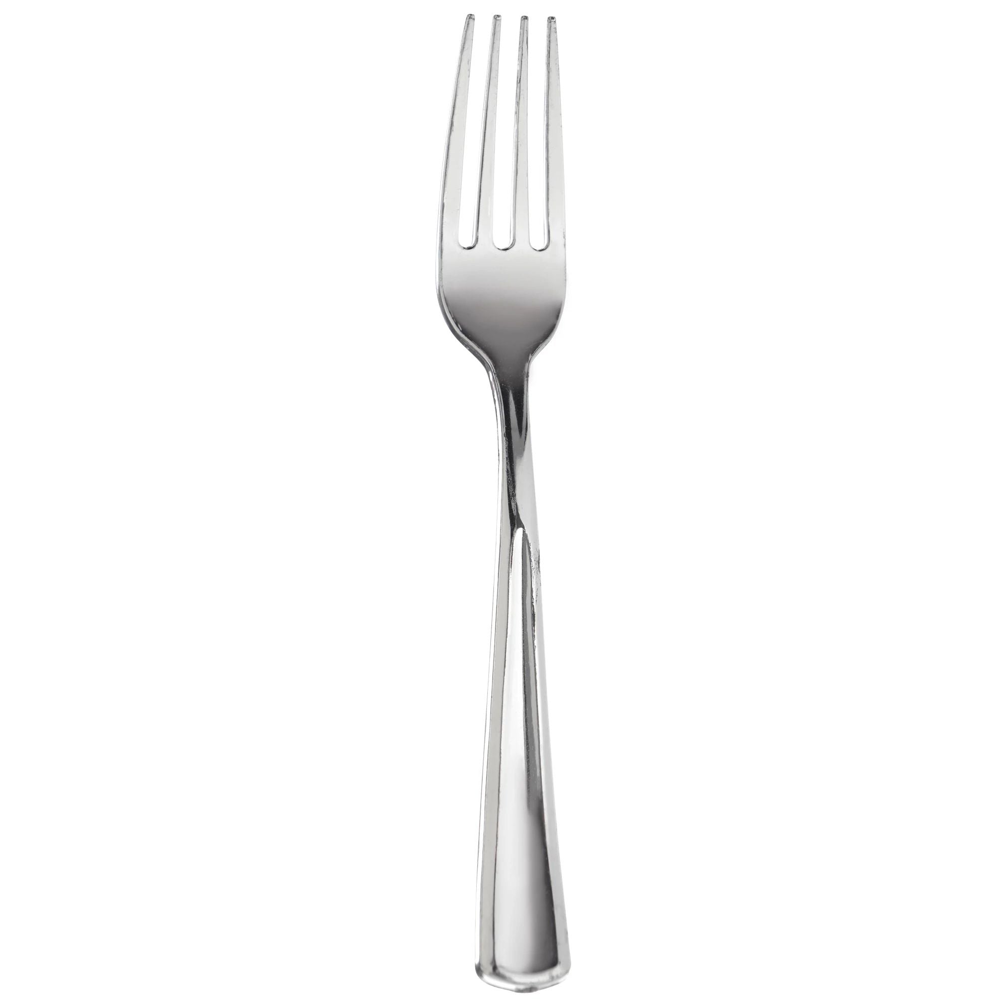 Silver Premium Quality Plastic Forks, 40 Count Party Expert