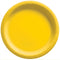 AMSCAN CA Disposable-Plasticware Yellow Sunshine Round Paper Plates, 7 Inches, 20 Count 192937241387